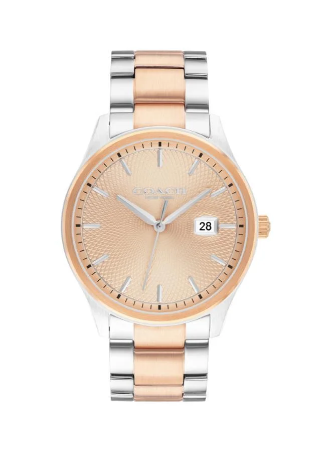 كوتش Oliver Stainless Steel & Rose Gold-Tone 41mm Watch