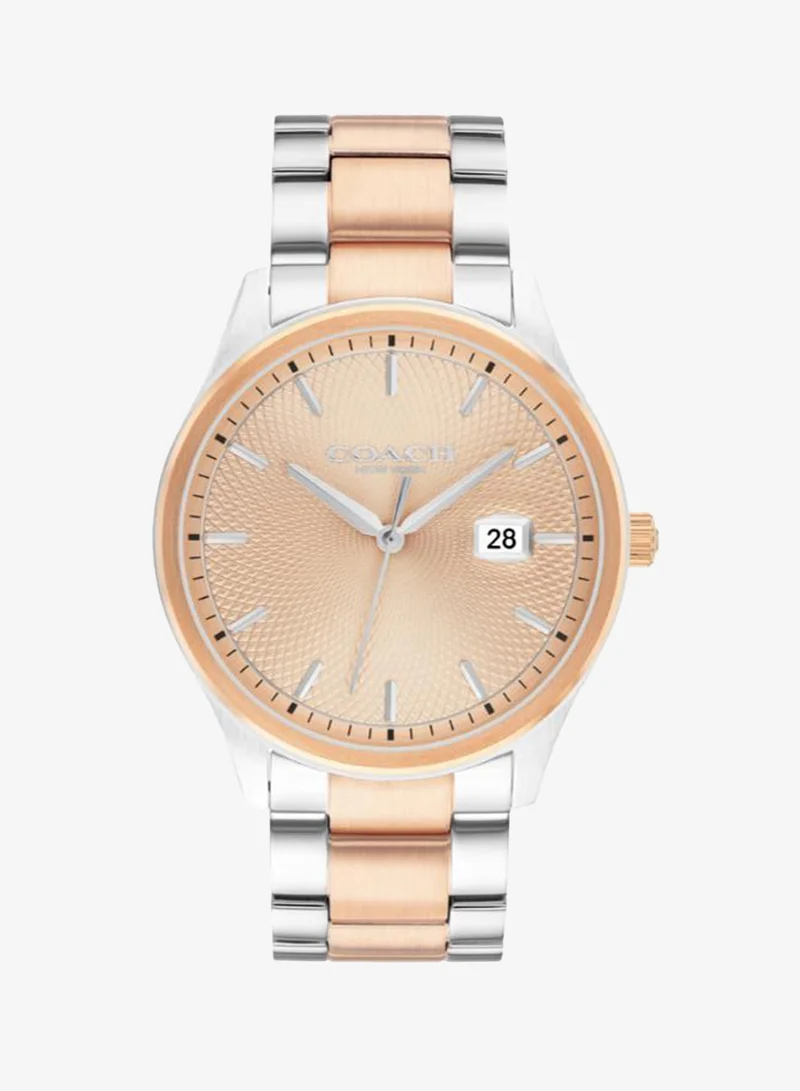 كوتش Oliver Stainless Steel & Rose Gold-Tone 41mm Watch