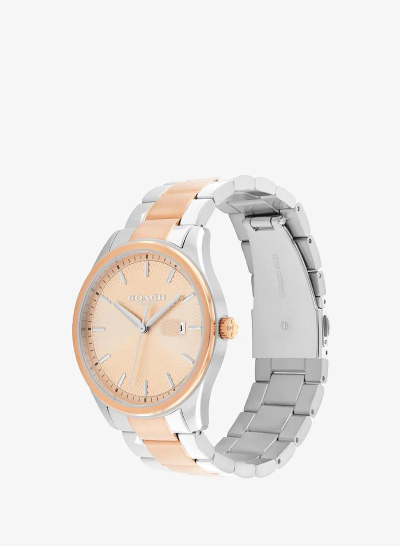 كوتش Oliver Stainless Steel & Rose Gold-Tone 41mm Watch