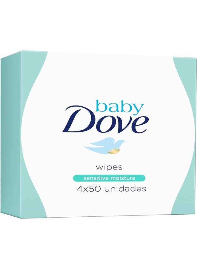 Baby Dove Sensitive Moisture 50 Wipes - Image 1