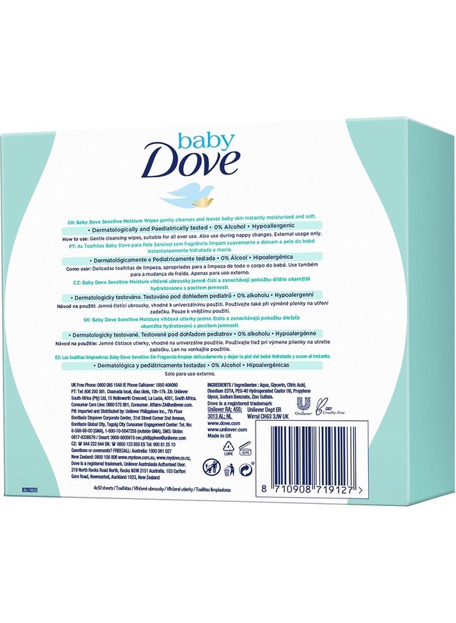 Baby Dove Sensitive Moisture 50 Wipes - Image 3