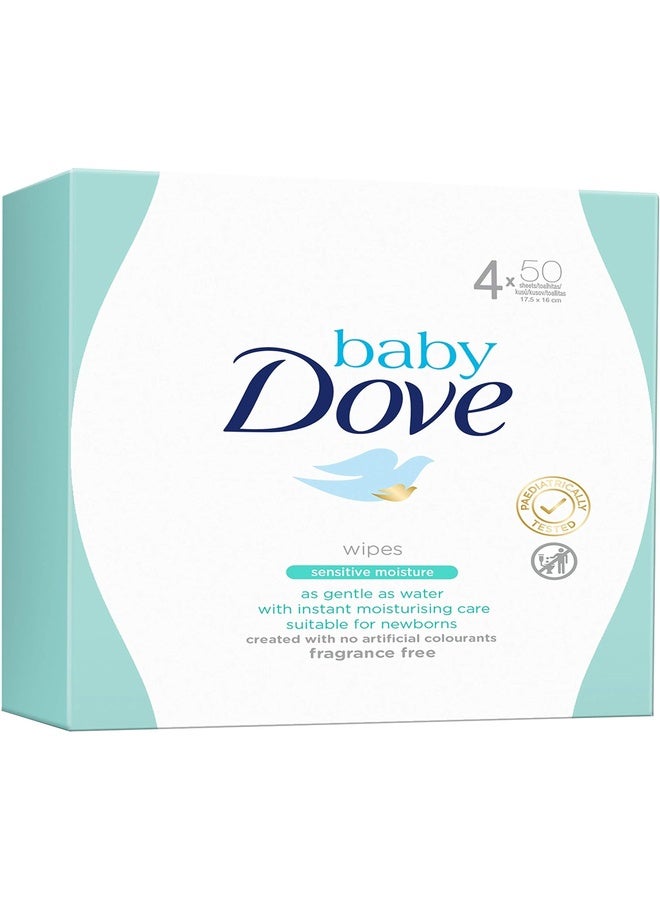 Baby Dove Sensitive Moisture 50 Wipes - Image 2
