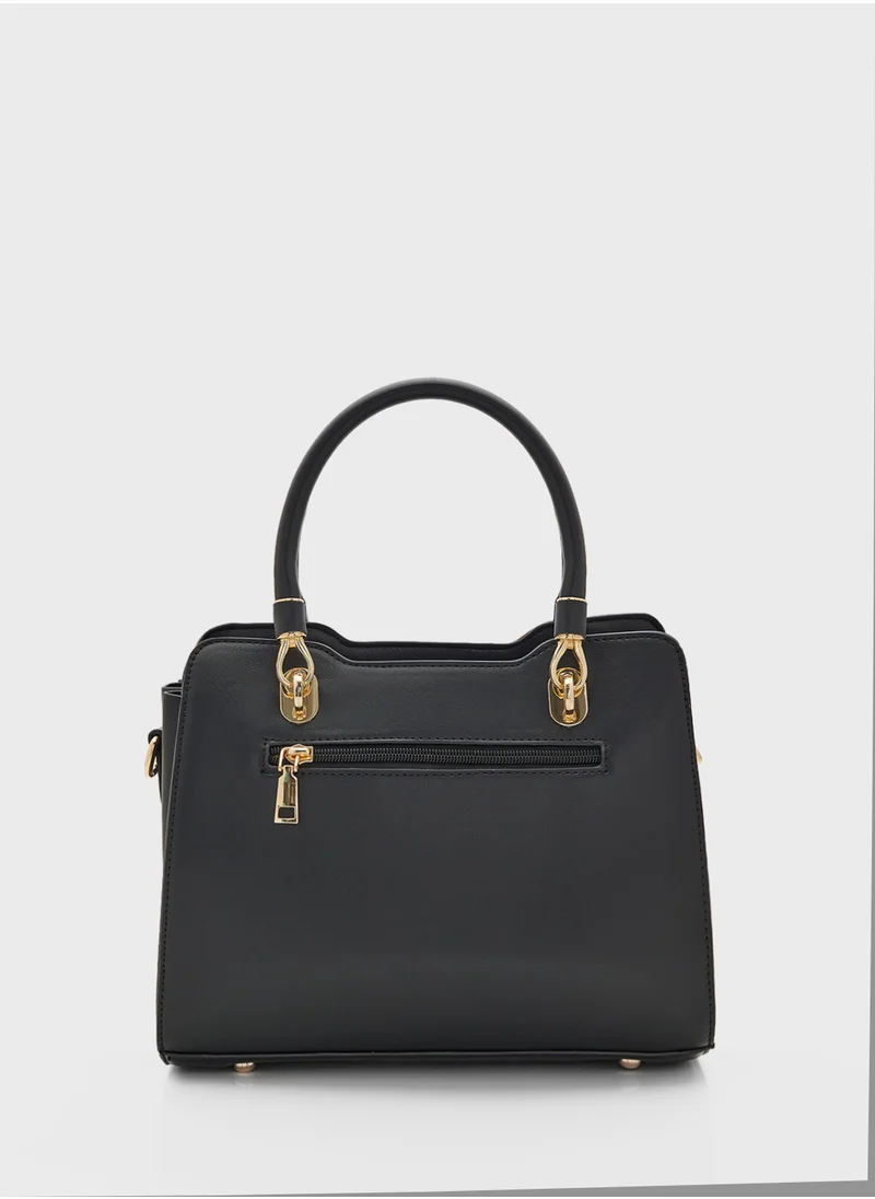 ايلا Color Block Satchel Bag With Long