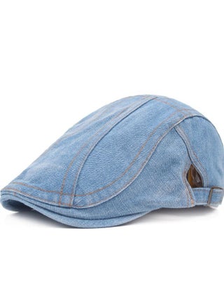 Diagonal stripe Baby blue