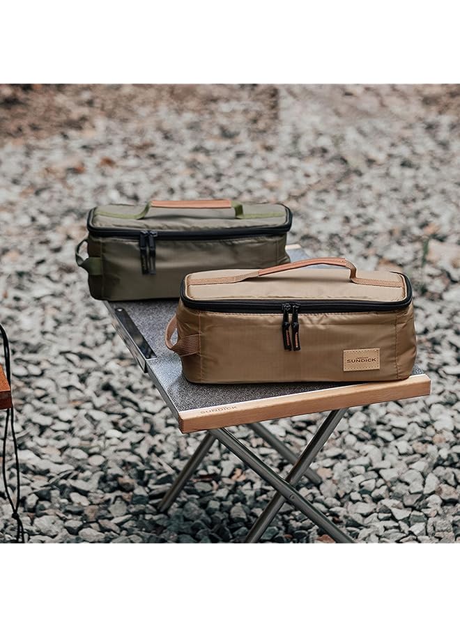 KASTWAVE Waterproof Camping Cookware Organizer Bag Portable Durable Multi Compartment Utensil Pouch for Outdoor Cooking BBQ Grill Hiking Kitchen Accessories and Stove Tools Storage - Image 3