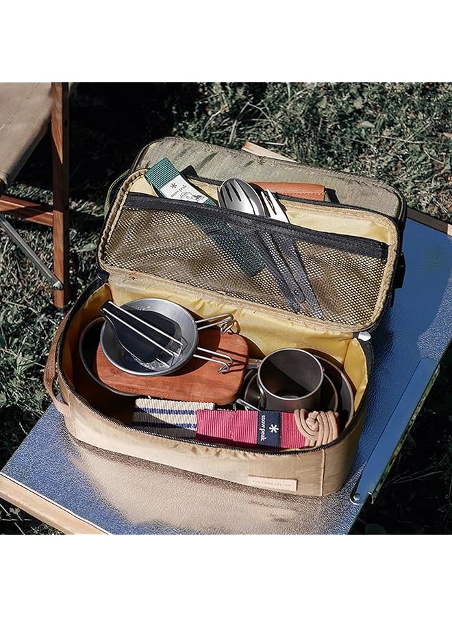 KASTWAVE Waterproof Camping Cookware Organizer Bag Portable Durable Multi Compartment Utensil Pouch for Outdoor Cooking BBQ Grill Hiking Kitchen Accessories and Stove Tools Storage - Image 5