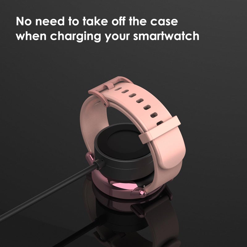 Simpeak 5-Pack Soft Screen Protector Bumper Case Compatible with Garmin Vivoactive 5 Smartwatch, Full Protection, Rose Pink/Clear/Silver/Black/Rose Gold - Image 3