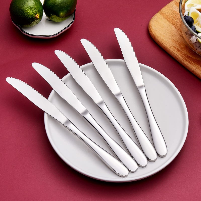 Aebeky 8-Piece Stainless Steel Table Knives,Dinner Knives Set,9.1-Inch (8-Piece) - Image 5