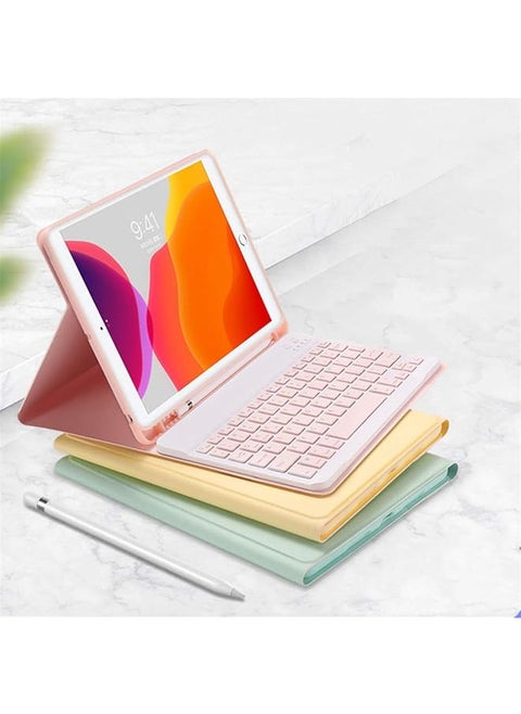 Ipad Mini 5 Ipad Mini 4 Keyboard Case Color Keyboard Detachable Bluetooth Keyboard Cover With Pencil Holder Mini4 Mini5 Pink