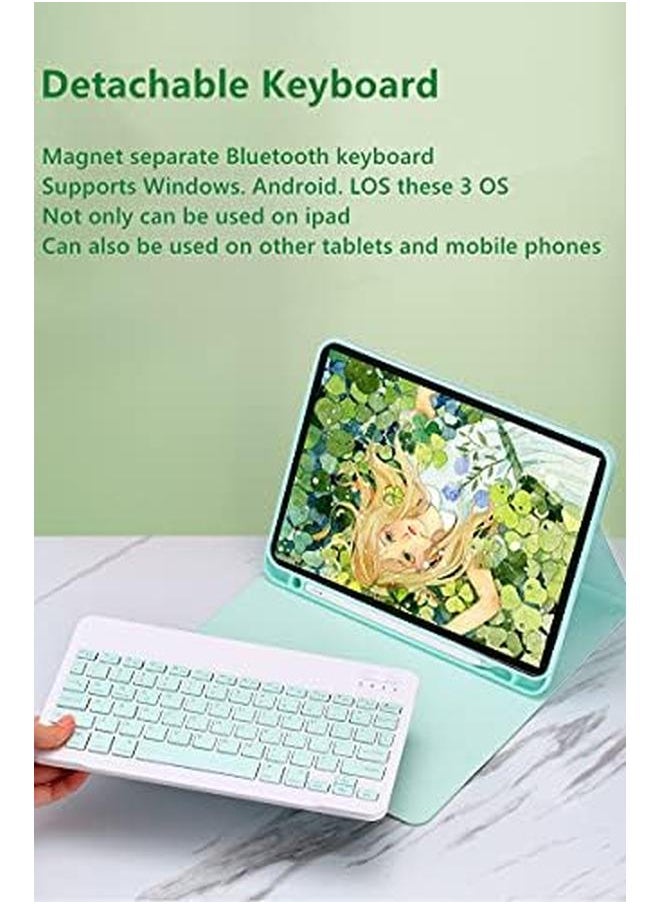 erorex - Ipad Mini 5 Ipad Mini 4 Keyboard Case Color Keyboard Detachable Bluetooth Keyboard Cover With Pencil Holder Mini4 Mini5 Pink - Image 1