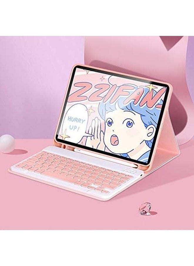 erorex - Ipad Mini 5 Ipad Mini 4 Keyboard Case Color Keyboard Detachable Bluetooth Keyboard Cover With Pencil Holder Mini4 Mini5 Pink - Image 1