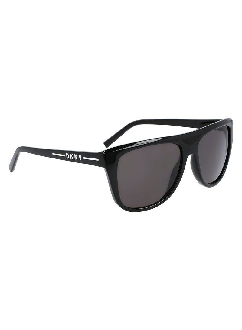 DKNY نظارات شمسية مستطيلة معدلة بإطار كامل من ديكني DK537S 5616 001 - Image 3