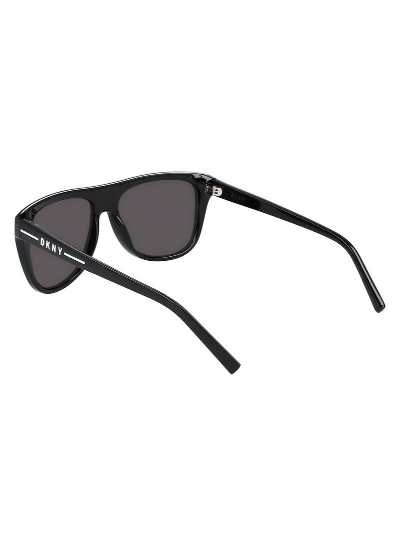 DKNY نظارات شمسية مستطيلة معدلة بإطار كامل من ديكني DK537S 5616 001 - Image 5
