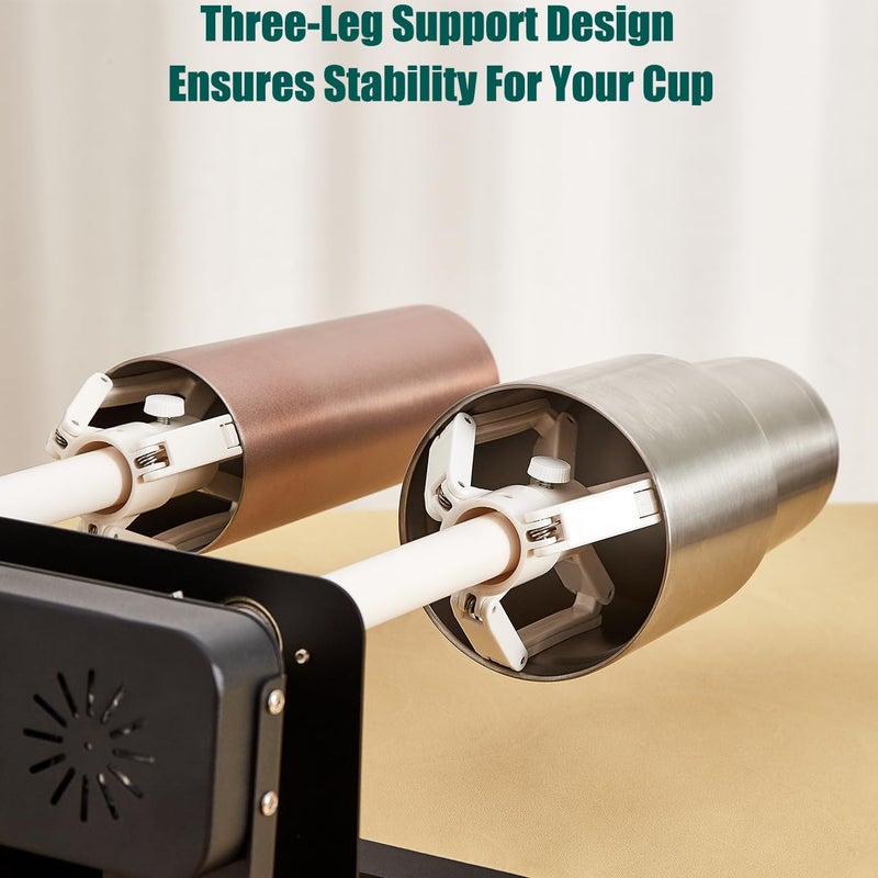 HHTHH 2 pcs Cup Turner Holder, Multi Cup Turner for Tumblers, Adjustable Tumbler Turner Inserts for 10-40 oz All Tumblers, fit 3/4 Inch and 1/2 Inch PVC Pipe - Image 4