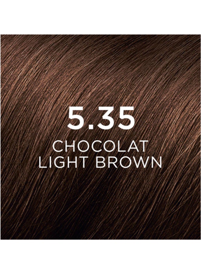 Phyto فيتو فيتوكولور 5.35 شاتين كلير شوكولاتة | بني فاتح شوكولاتة - Image 4