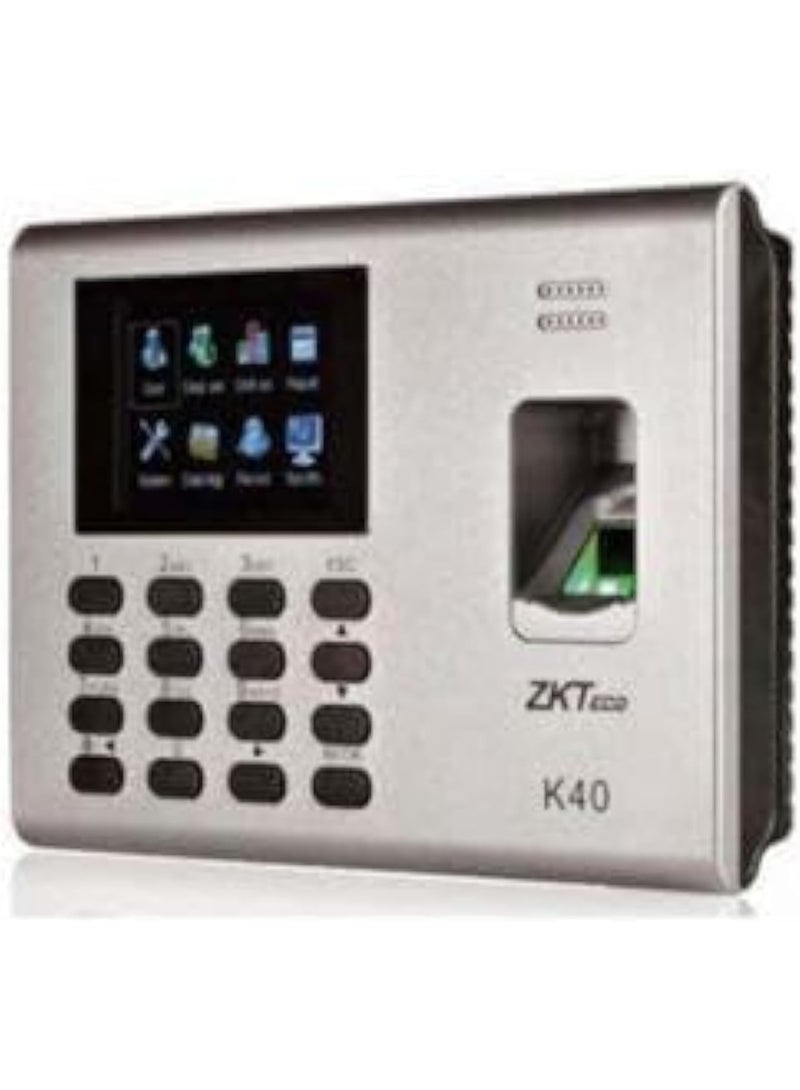 ZK TECHO ZK Teco K40 Fingerprint Time Attendance Device 3000 Fingerprints – 3000 Card