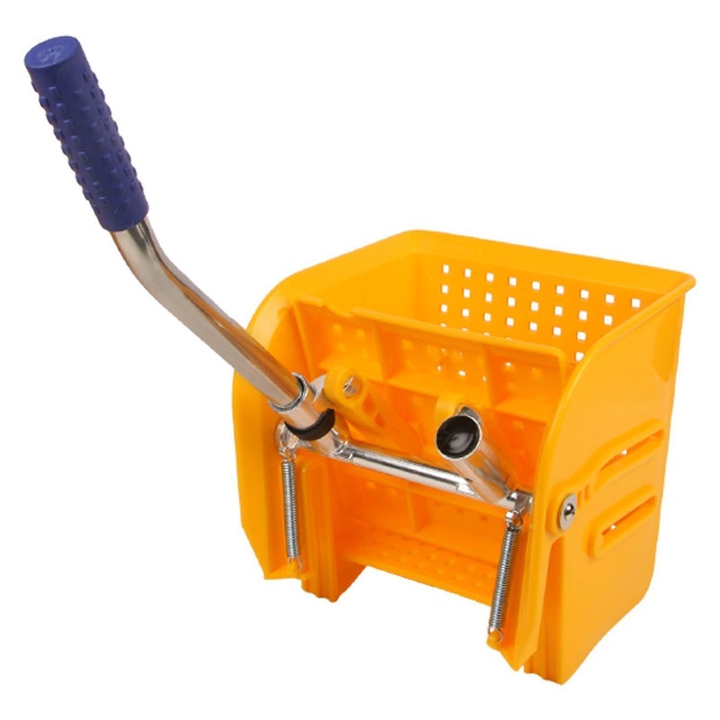 PUFFIN Mini Mop Bucket Wringer Trolley (20 Ltr , Yellow) - Image 3