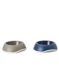 SAVIC Pet Bowl Delice 2 Feeding Bowl For Cat & Dog Bowl Is A Modern, Premium Food Or Water Bowl Made Of Plastic-600 Ml Available In Assorted Colours And The Bowl Can Be Used For Cats And Dogs 