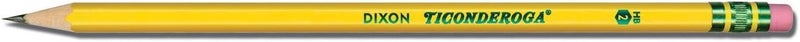 Ticonderoga #2 Pencils, Wood-Cased, 6 24-Count Hang-Tab Boxes, Total 144 Pencils, Yellow (13924) (13924N) - Image 1