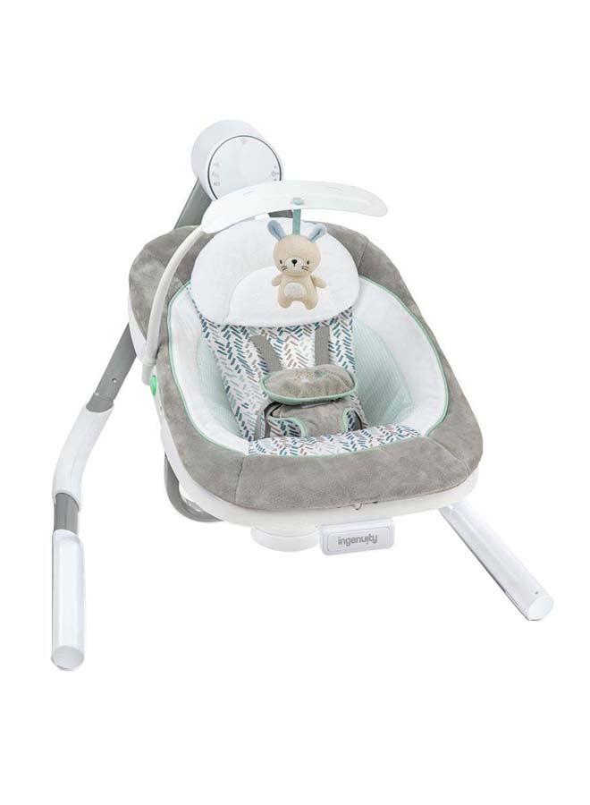 ingenuity AnyWay Sway Dual-Direction Portable Swing - Spruce - Image 1