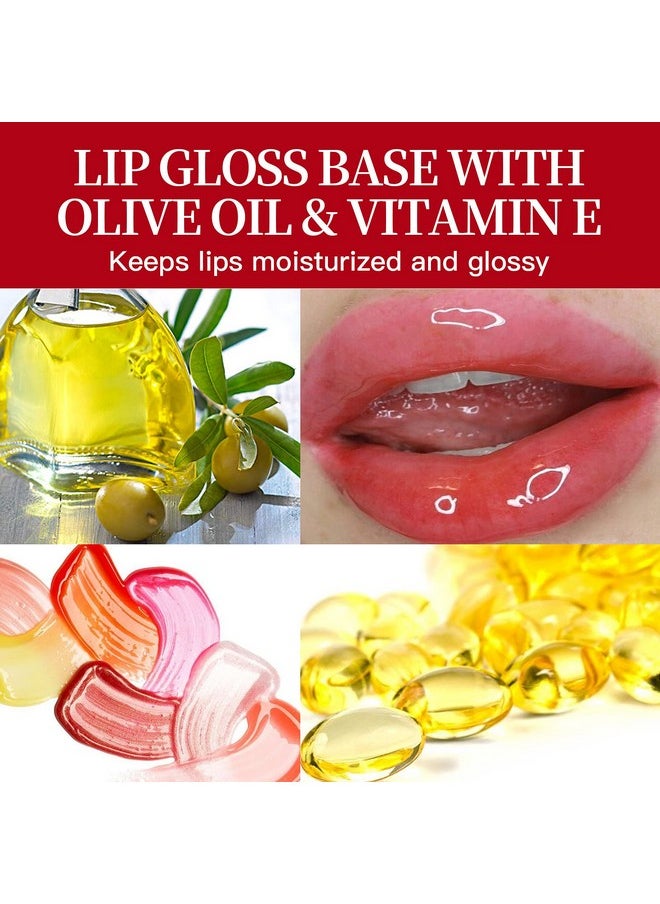 PARAMISS - Lip Gloss Base 10 Ounce (350 Ml) Clear Lip Gloss Nonstick Moisturizing Versagel Lip Gloss Base Diy Handmade Lip Gloss Lip Balms Lip Plumper Making Organic Lip Gloss Supplies (A) - Image 1