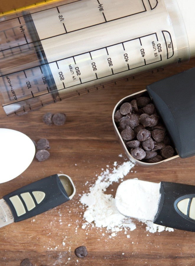 KitchenArt Baker’s Pro Adjust-A-Measure Set, 4-Piece, Satin - Image 5