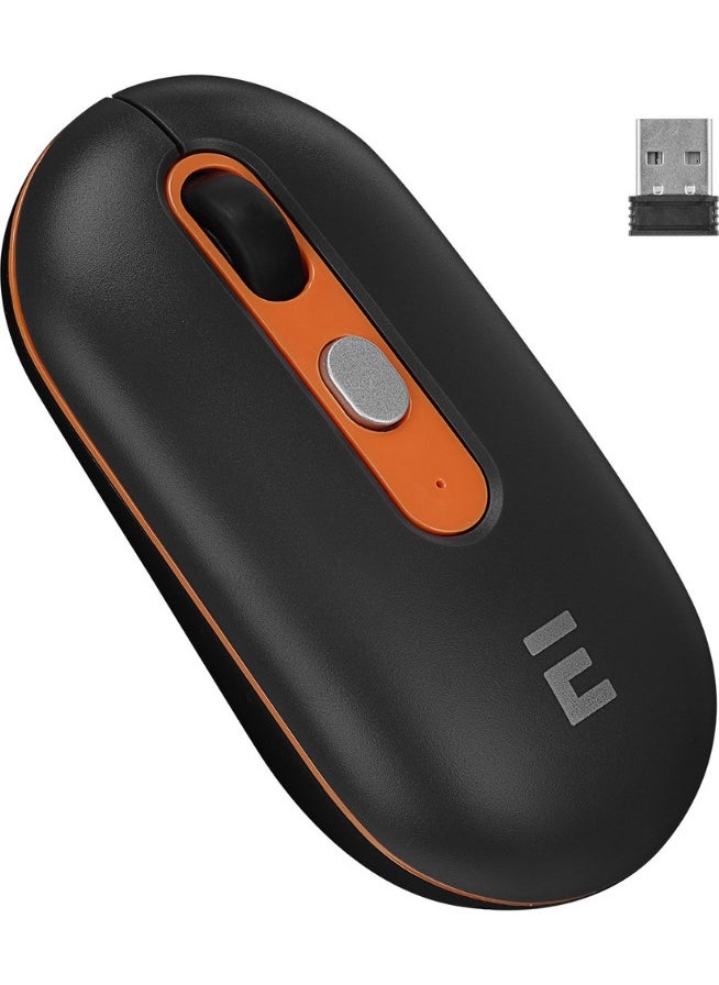 Everest SMW-444 USB Silver Bluetooth and 2.4ghz Optical Wireless Mouse  - Image 1