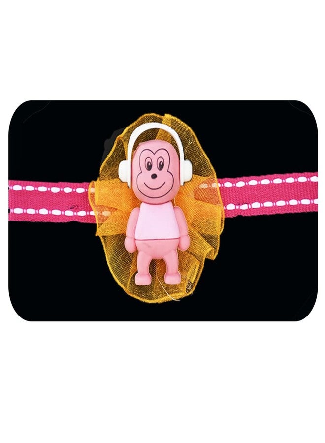 Saugat Traders Rakhi for Kids Set of 4/Cartoon Rakhi set for Kids - Monkey Rakhi for Kids - Boy and Girl - with Roli Chawal and Chopra - Image 4