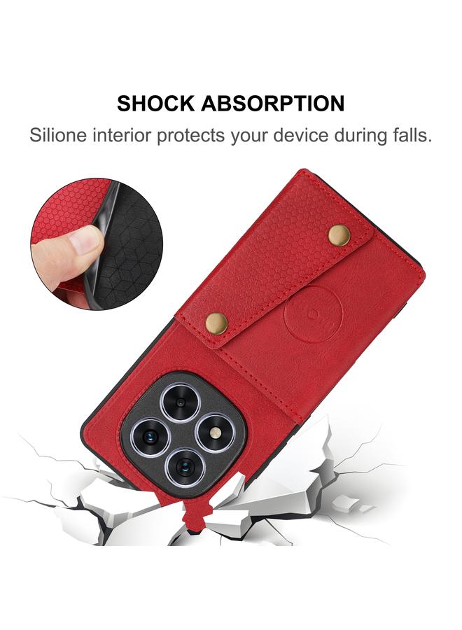 S-TOP Case For Redmi Note 14 Pro+ 5G Double Buckle Card Slots Magnetic Phone Case - Image 5