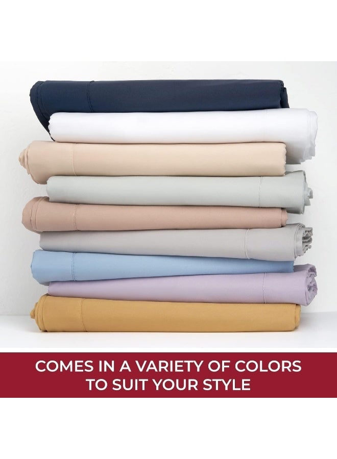 Mellanni Twin Fitted Sheet  Iconic Collection Bedding Sheets with up to 16 inch Deep Pocket  Soft  Cooling  Fade  Stain Resistant  1 PC Twin Emerald Green - Image 4