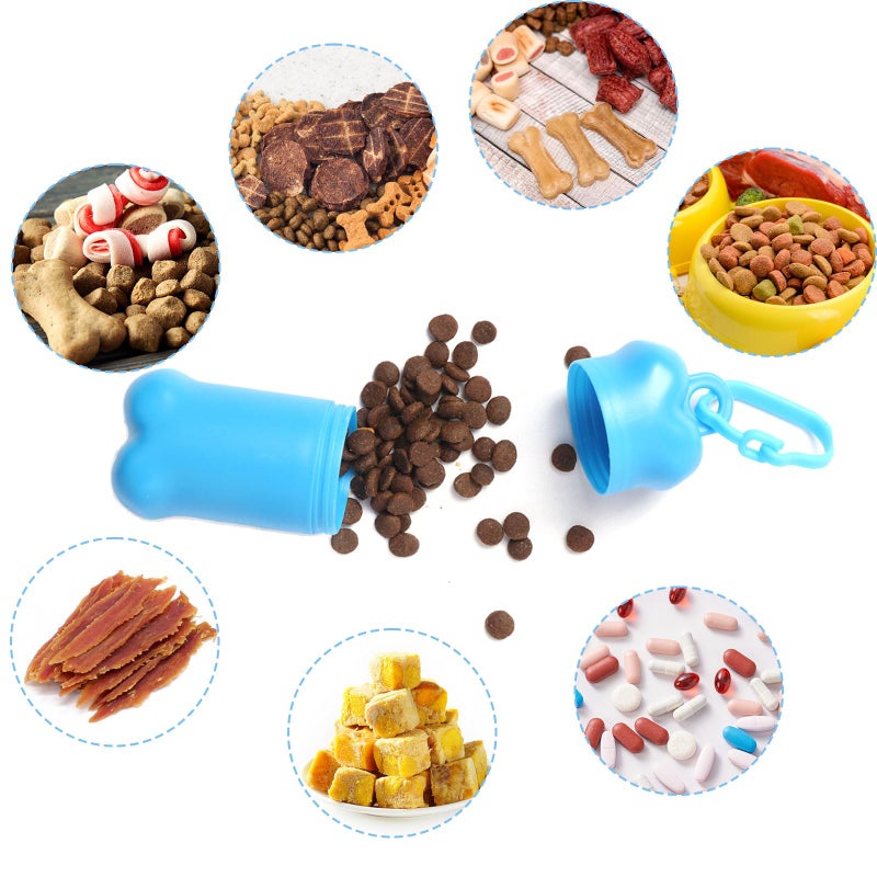 Yvnicll Portable Dog Treat Pouch for Pet Training, Mini Treat Holder Small Dog Treat Bag and Training Container -1 piece(Dark Green) - Image 5