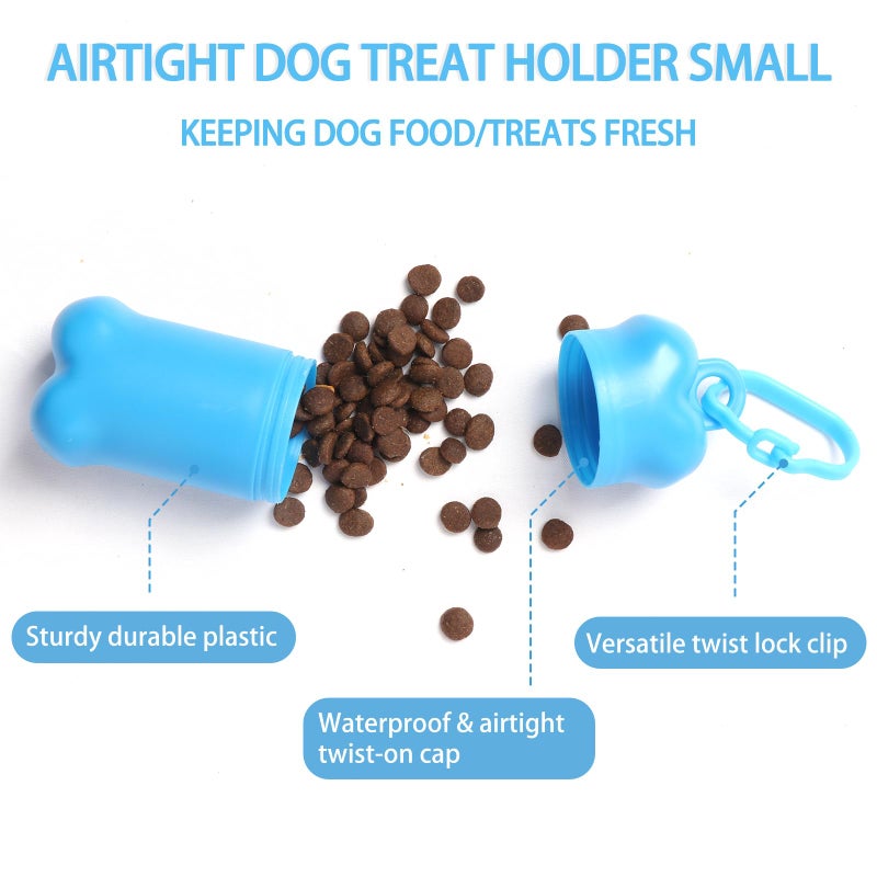 Yvnicll Portable Dog Treat Pouch for Pet Training, Mini Treat Holder Small Dog Treat Bag and Training Container -1 piece(Dark Green) - Image 3