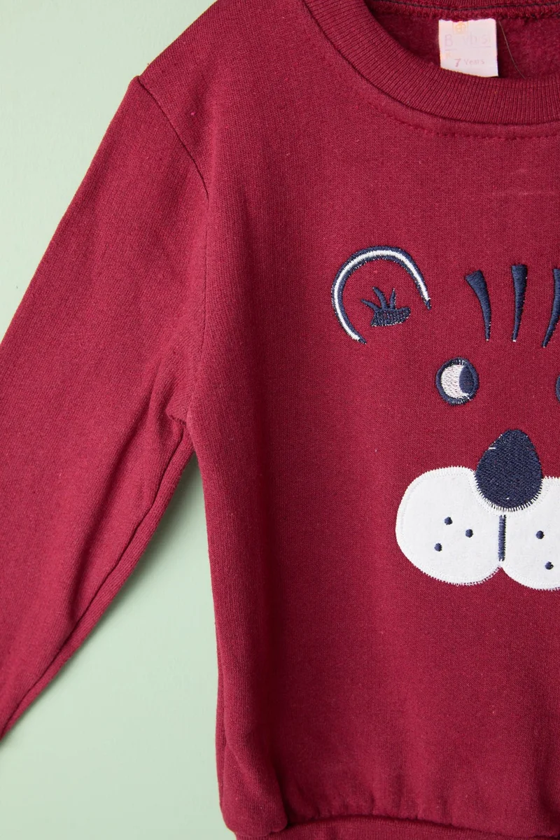 Tofisa 18000-BORDO Children's Embroidered Suit