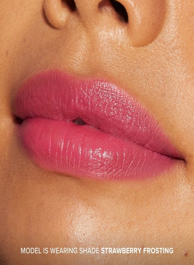 Too FacedCosmetics Too Faced Kissing Juicy Tint Lip Balm – Strawberry Frosting (Hot Pink Tinted Lip Balm, Hydrating & Non-Sticky, 3 g) - Image 4