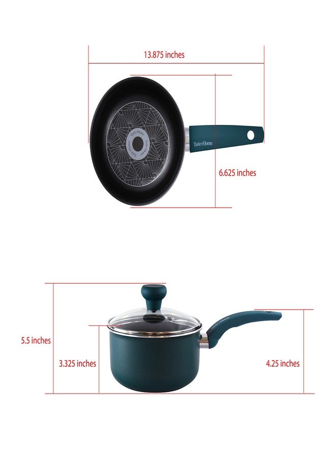 Range Kleen Taste of Home® 2-Quart Non-Stick Aluminum Saucepan with Lid - Image 3