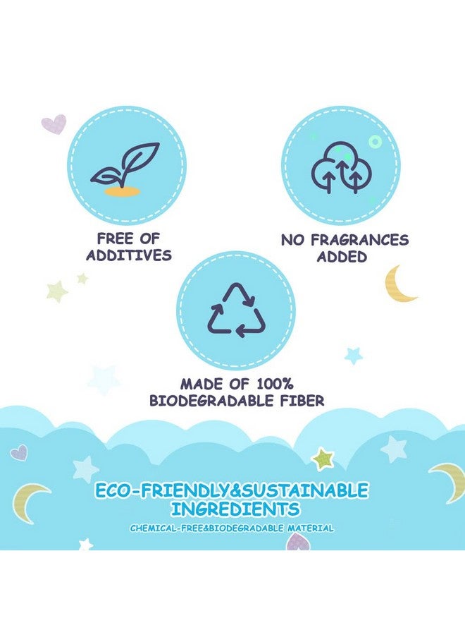 Orighty Baby Dry Wipes Super Soft & Gentle Baby Washcloths Use Wet Or Dry 100% Unscented Tissue For Baby Sensitive Skin Ideal For Diaper Changes Feeding Nursing Runny Nose & Drool 600 Count - Image 4