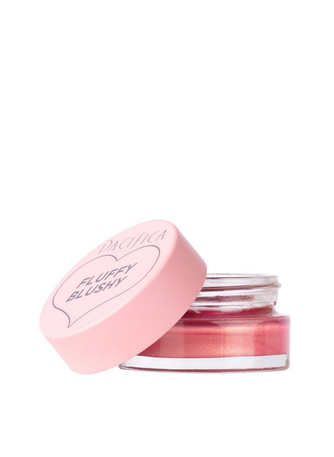Pacifica Beauty ; Fluffy Blushy Cream Blush For Cheeks + Lips ; Creamy, Lightweight, Versatile, Easytouse Formula ; Hydrating Vegan Collagen ; Pigmented Buildable Coverage ; Vegan + Cruelty Free  - Image 1