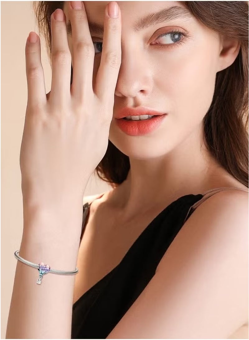 مجوهرات متدلية من الزركونيا من الفضة الإسترلينية، هدايا مجوهرات DIY للنساء والفتيات - Image 2