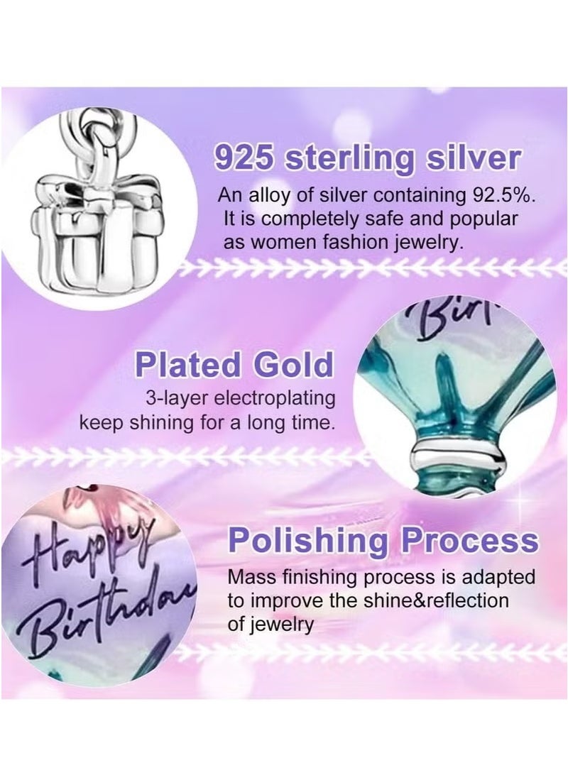 مجوهرات متدلية من الزركونيا من الفضة الإسترلينية، هدايا مجوهرات DIY للنساء والفتيات - Image 4