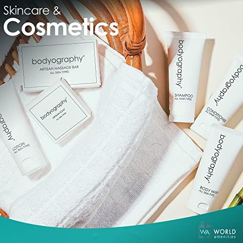 world amenities Bodyography blanc Bulk Body Wash 14oz Vanilla White Tea Mini Travel Size Toiletries 100 Recyclable Tube with Flip Top Cap Hotel Amenities Suitable for All Skin Types - Image 2