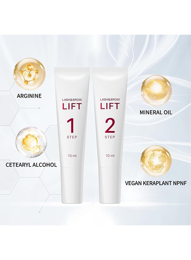 إيكونساين رفع الرموش والحاجب ، مجموعة رفع الرموش وتصفيح الحاجب 2 في 1 ، أنابيب غسول عالية السعة للصالون أو الاستخدام المنزلي ، تجعيد طويل الأمد وتثبيت لرموش عارضات الأزياء - Image 3