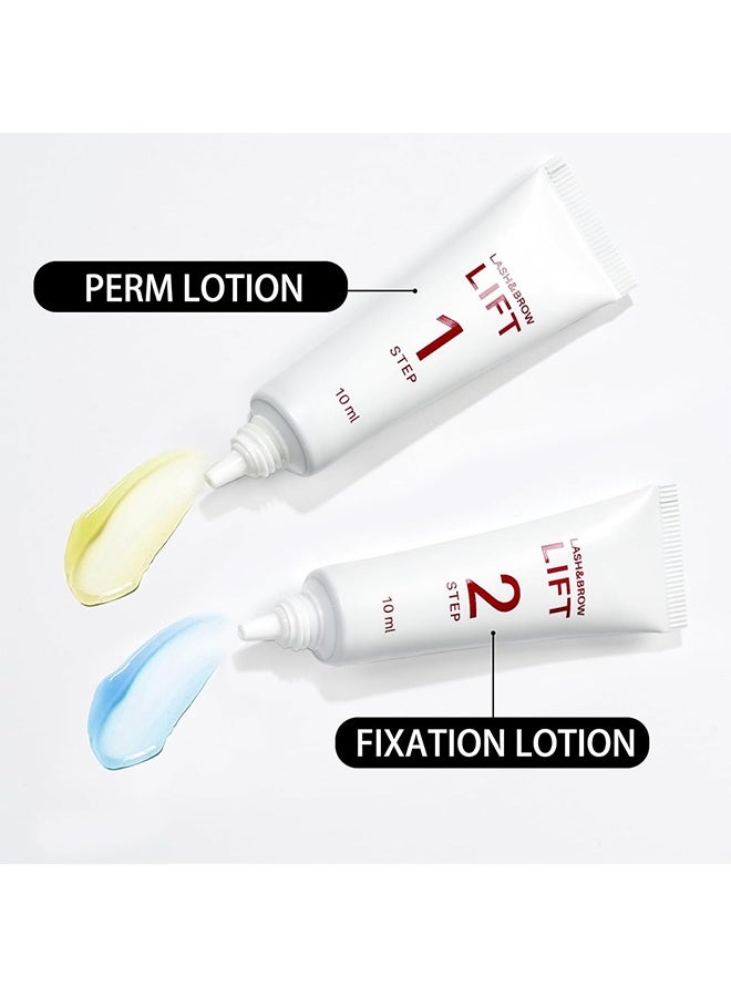 إيكونساين رفع الرموش والحاجب ، مجموعة رفع الرموش وتصفيح الحاجب 2 في 1 ، أنابيب غسول عالية السعة للصالون أو الاستخدام المنزلي ، تجعيد طويل الأمد وتثبيت لرموش عارضات الأزياء - Image 2