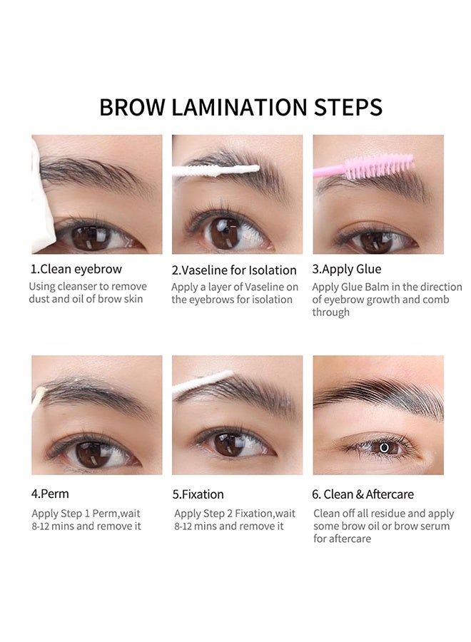 إيكونساين رفع الرموش والحاجب ، مجموعة رفع الرموش وتصفيح الحاجب 2 في 1 ، أنابيب غسول عالية السعة للصالون أو الاستخدام المنزلي ، تجعيد طويل الأمد وتثبيت لرموش عارضات الأزياء - Image 5