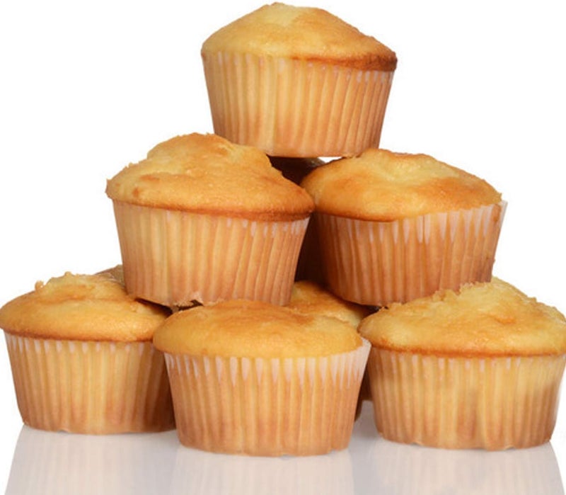 Caperci Standard Natural Cupcake Liners - 500 Count, Food Grade & Grease-Proof Baking Cups - Image 3