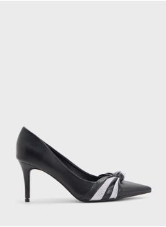 ELLA Pointed Pump With Knot Detail  - Image 1