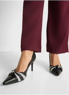 ELLA Pointed Pump With Knot Detail  - Image 5