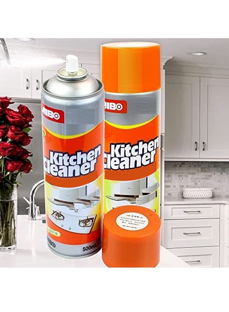 AIBI Cleaning Kitchen Degreaser, Multi-Purpose Foam Cleaner, All-Purpose Stain Remover Spray For Home Interior Surfaces, Kitchen And Bathroom - Image 1