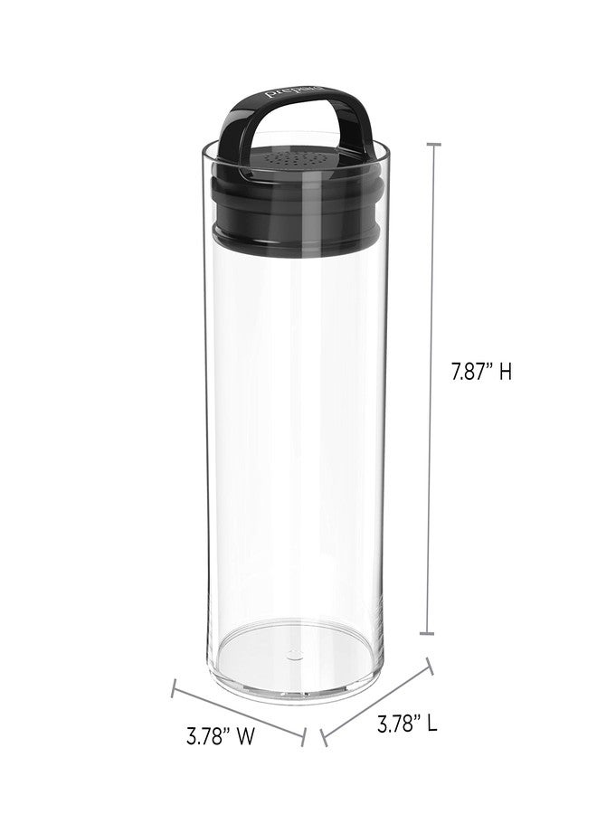 Prepara Evak Fresh Saver Plastic Food Storage, Small/Tall, Black - Image 2