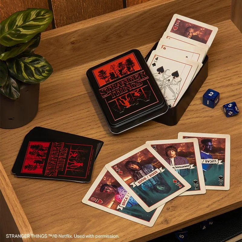 Paladone - Stranger Things 5 Playing Cards in a Tin