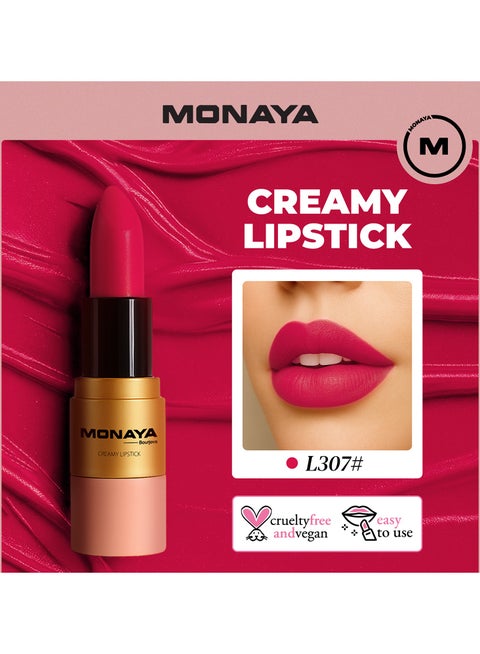 L008 Creamy Lipstick colors，Super Lustrous Lipstick, Creamy Formula For Soft, Fuller-Looking Lips, Moisturized Feel